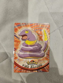 Pokemon Card Ekans #23 TOPPS Series 1 3rd Print Green Label Non-Holo!! - Image 1