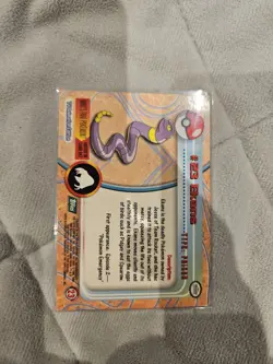 Pokemon Card Ekans #23 TOPPS Series 1 3rd Print Green Label Non-Holo!! - Image 2