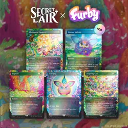 🔥‍New! MTG Secret Lair x Furby: Doo-ay Noo-lah​ (Rainbow Foil) | Sealed - Image 1