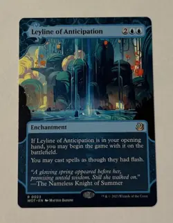 MTG Leyline of Anticipation - Wilds of Eldraine: Enchanting Tales NM - Image 1