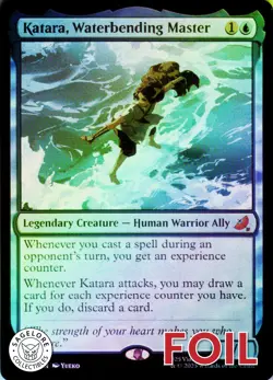 MTG Katara, Waterbending Master (93) | NM Foil | Avatar: Eternal-Legal (TLE) - Image 1