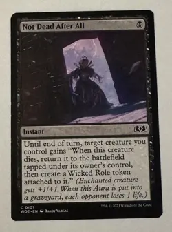 MTG Not Dead After All - Wilds of Eldraine NM - Image 1