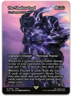 The Shadow Lord - Gix, Yawgmoth Praetor (Showcase) #35 NM Final Fantasy FCA - Image 1