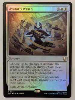 Avatar's Wrath x1, Foil, NM, Avatar: The Last Airbender #12 - Image 1