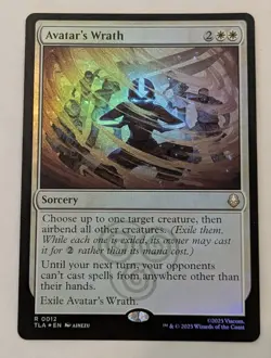 Avatar's Wrath x1, Foil, NM, Avatar: The Last Airbender #12 - Image 2