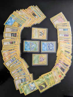 Pokemon Base Set 2 Vintage Lot (90+ Cards) - Blastoise Holo + Magneton Swirl - Image 1