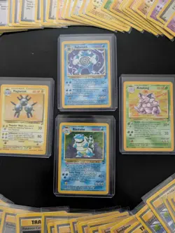 Pokemon Base Set 2 Vintage Lot (90+ Cards) - Blastoise Holo + Magneton Swirl - Image 2