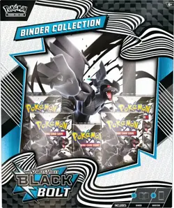 Pokemon TCG: Scarlet & Violet 10.5 Black Bolt Binder Collection Box NEW/SEALED - Image 1