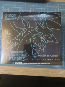 Phantasmal Flames Pokemon Center Elite Trainer Box Sealed - Image 1
