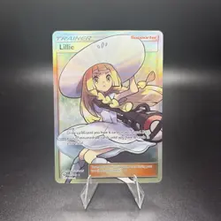 Pokemon Lillie 147/149 Sun & Moon Full Art Ultra Rare Trainer Supporter NM - Image 1