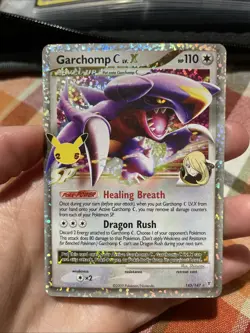 Pokemon TCG Garchomp C LV. X Holo Card 145/147 Celebrations Classic Collection - Image 1