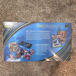 Pokemon TCG Mega Charizard X ex Ultra Premium Collection Box New SEALED Damaged - Image 2