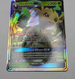 Pokemon Leafeon GX TCG Holo Card SM146 NM - Image 3