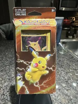 Pokemon TCG XY Evolutions Pikachu Power Theme Deck Cracked Ice Holo New Sealed - Image 1