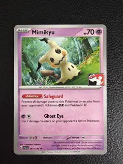Pokemon TCG - Mimikyu 097/193 Play Stamped Prize Pack Series 4 Non Holo - Image 1