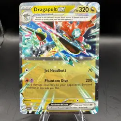 Dragapult ex 130/167 SV06: Twilight Masquerade (TWM) Double Rare Holo Pokemon NM - Image 2