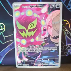 Pokemon TCG Cynthia's Spiritomb 244/217 Rare Full Art 70 HP Basic ASC EN 2026 - Image 1