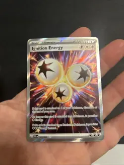 Pokemon TCG – Ignition Energy 124/094 – Phantasmal Flames – Secret Rare – NM/M - Image 1