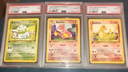 Pokemon FRENCH 1st Edition Base Reptincel-Charmeleon 24/102 PSA Bulbizarre +More - Image 3