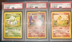 Pokemon FRENCH 1st Edition Base Reptincel-Charmeleon 24/102 PSA Bulbizarre +More - Image 4