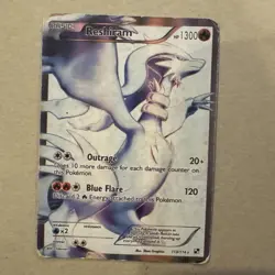 Pokemon TCG Reshiram Full Art Holo 113/114, Black & White 2011 VLP/NM - Image 1