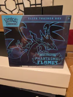 Pokemon Mega Evolution Phantasmal Flames Elite Trainer Box ETB Sealed - Image 1