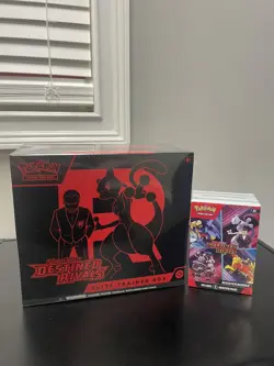 Pokemon TCG Destined Rivals Elite Trainer Box ETB NEW SEALED and BOOSTER Bundle - Image 1
