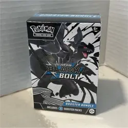 Pokemon Scarlet & Violet Black Bolt Booster Bundle Box 2025 - Zekrom, English - Image 1
