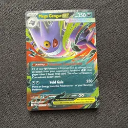 Pokemon TCG Mega Gengar EX 056/094 Phantasmal Flames NM Pack Fresh - Image 1