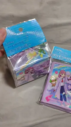 Pokemon Lacey Granbull Deck Box & Sleeves Scarlet & Violet ships immediately - Image 4