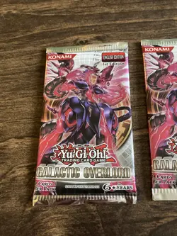 Yu-Gi-Oh! Galactic Overlord 1st Edition Booster Pack (3 Pack Lot) Sealed/Mint - Image 3