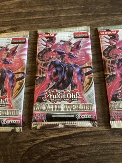 Yu-Gi-Oh! Galactic Overlord 1st Edition Booster Pack (3 Pack Lot) Sealed/Mint - Image 4