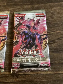Yu-Gi-Oh! Galactic Overlord 1st Edition Booster Pack (3 Pack Lot) Sealed/Mint - Image 5