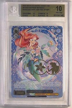 Weiss Schwarz Disney 100 Ariel SSP The Little Mermaid BGS 10 Pristine Label - Image 1