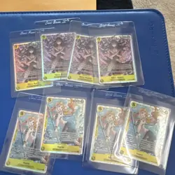 One Piece Card Game Bandai Foil Nico Robin Nami Lot English - Image 1