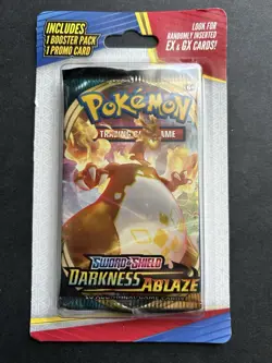 Pokemon Sword & Shield D/A Booster Pack with PROMO CARD MJ Blister New Unopened - Image 1
