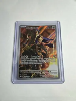 Zamazenta Pokemon TCG Destined Rivals Illustration Rare Card 201/182 - Image 1
