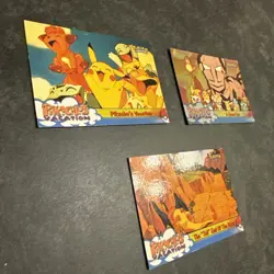 Pikachu's Vacation - Pokemon Topps Card 1x Holo & 2 Non Holo - Image 3