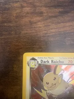 Dark Raichu - 83/82 - Pokemon Team Rocket 1st Edition Holo Rare Card WOTC NM - Image 3
