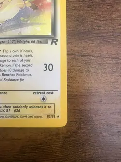 Dark Raichu - 83/82 - Pokemon Team Rocket 1st Edition Holo Rare Card WOTC NM - Image 5