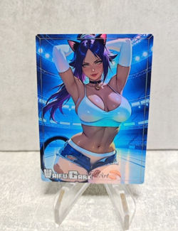 Yoruichi Trading Card Waifu Goddess Story Anime Girl holo Karte Manga Full Art - Image 1