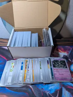 350+ Pokemon Cards Bulk Lot: Prismatic Evolutions Only(ETB Sleeves Included) - Image 1