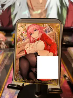 Goddess Story Metal Card Rare Anime Genshin Impact Yae Miku - Image 2