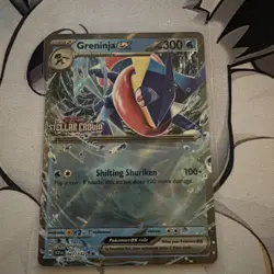 Pokemon TCG: Stellar Crown Greninja EX Card 041/142 Stamped promo - Image 1