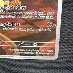 Pokemon TCG Team Rockets Meowth Card 203/182 Destined Rivals - Image 5