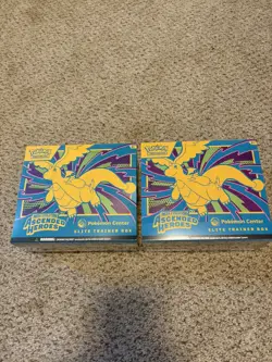 Pokemon TCG Ascended Heros Pokemon Center ETB Lot of 2 PKC - Image 1