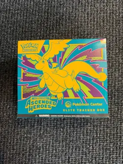 Pokemon TCG Ascended Heroes Pokemon Center Exclusive Elite Trainer Box ETB - Image 1