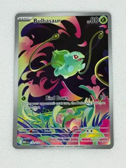 Pokemon TCG Bulbasaur (133/132) Mega Evolution Illustration Rare NM-MT - Image 1