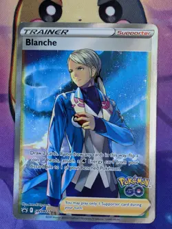 Blanche SWSH227 Holo Promo Pokemon GO Sword & Shield Pokemon Card TCG NM - Image 1