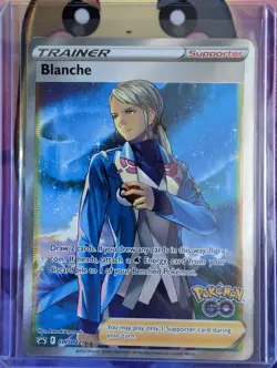 Blanche SWSH227 Holo Promo Pokemon GO Sword & Shield Pokemon Card TCG NM - Image 3